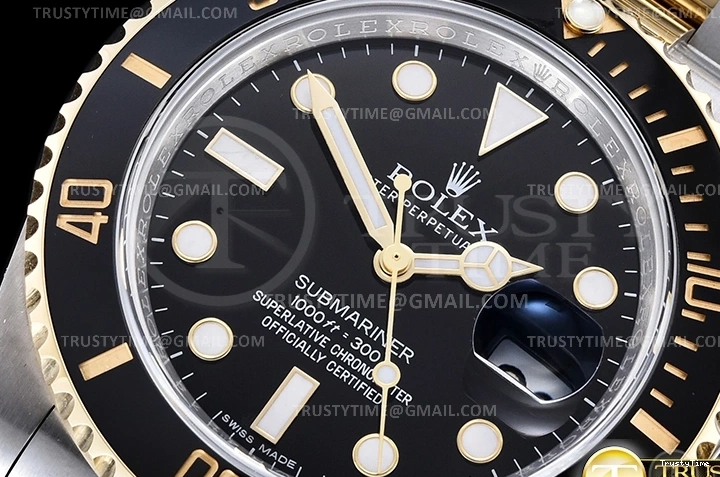 0417 Submariner 116613LN 904L YG SS Black ARF V3 SH Breathable 1086